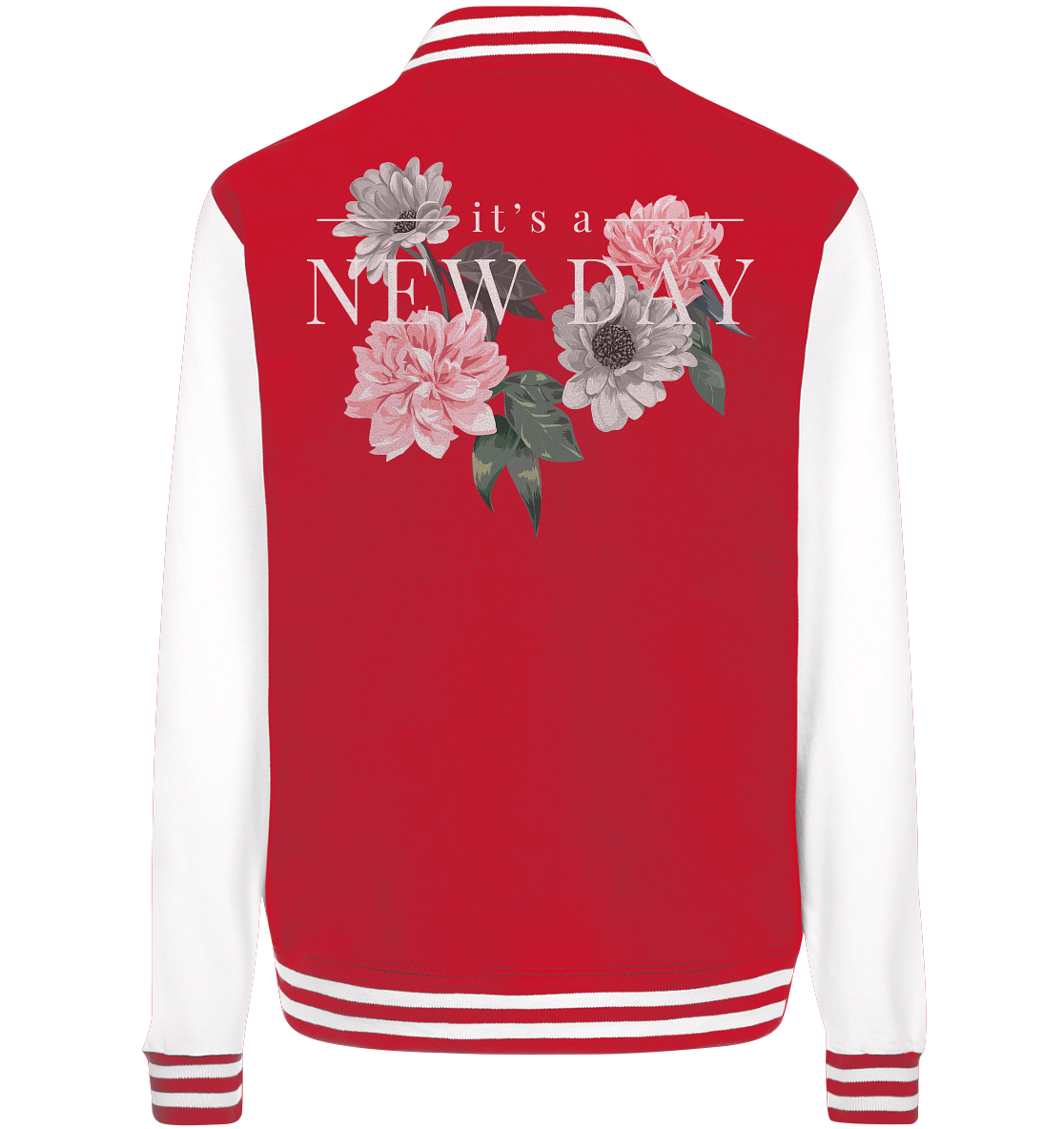 "It's a new day" Blumen Streetstyle - College Jacket