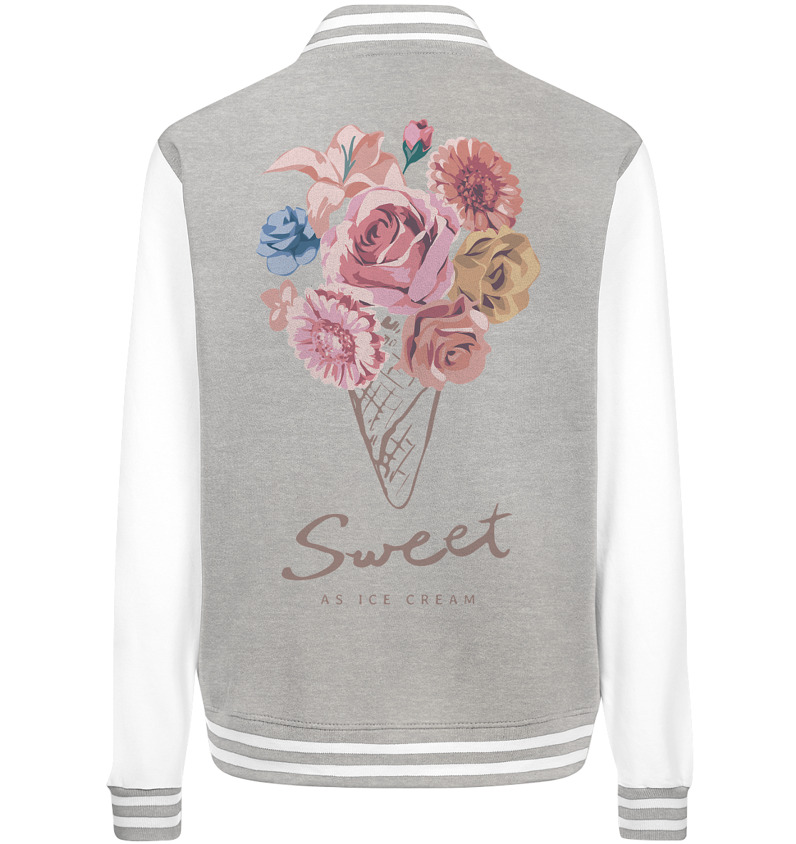 "Eiscreme" Blumen Streetstyle - College Jacket