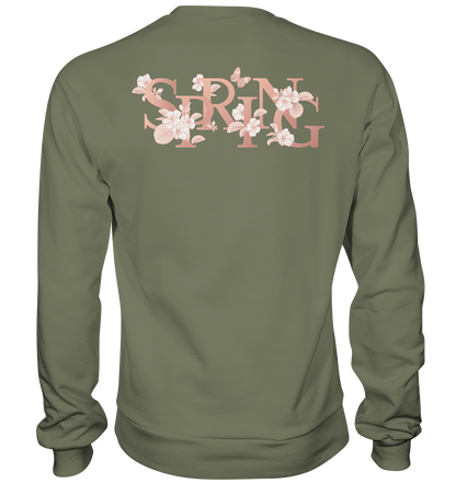 "Spring" Blumen Streetstyle - Premium Sweatshirt