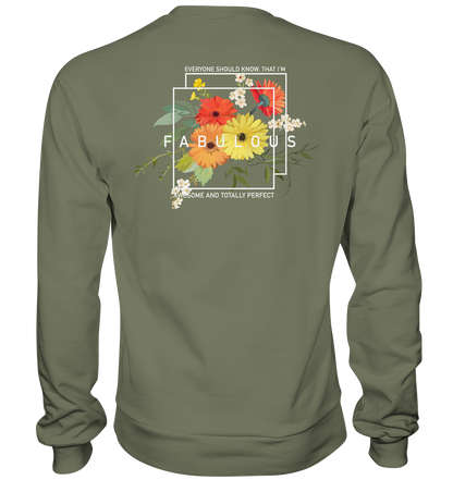 "I'm Fabulous" Blumen Streetstyle - Premium Sweatshirt