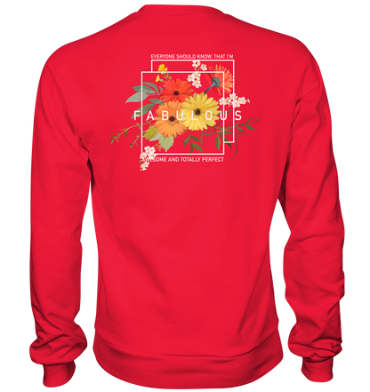 "I'm Fabulous" Blumen Streetstyle - Premium Sweatshirt