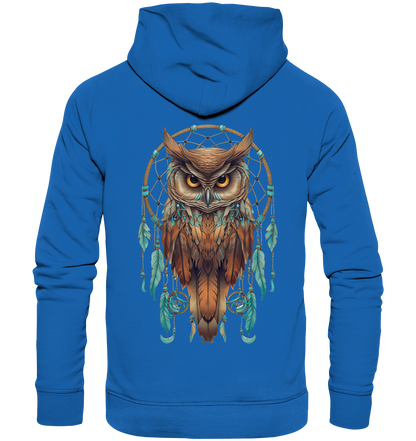 "Eule Klassisch" Traumfänger - Premium Unisex Hoodie