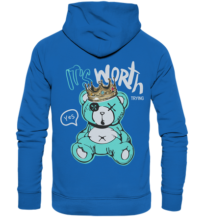 "It's worth trying" Bär Streetstyle - Premium Unisex Hoodie