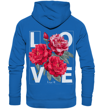 "Love You" Blumen Streetstyle - Premium Unisex Hoodie