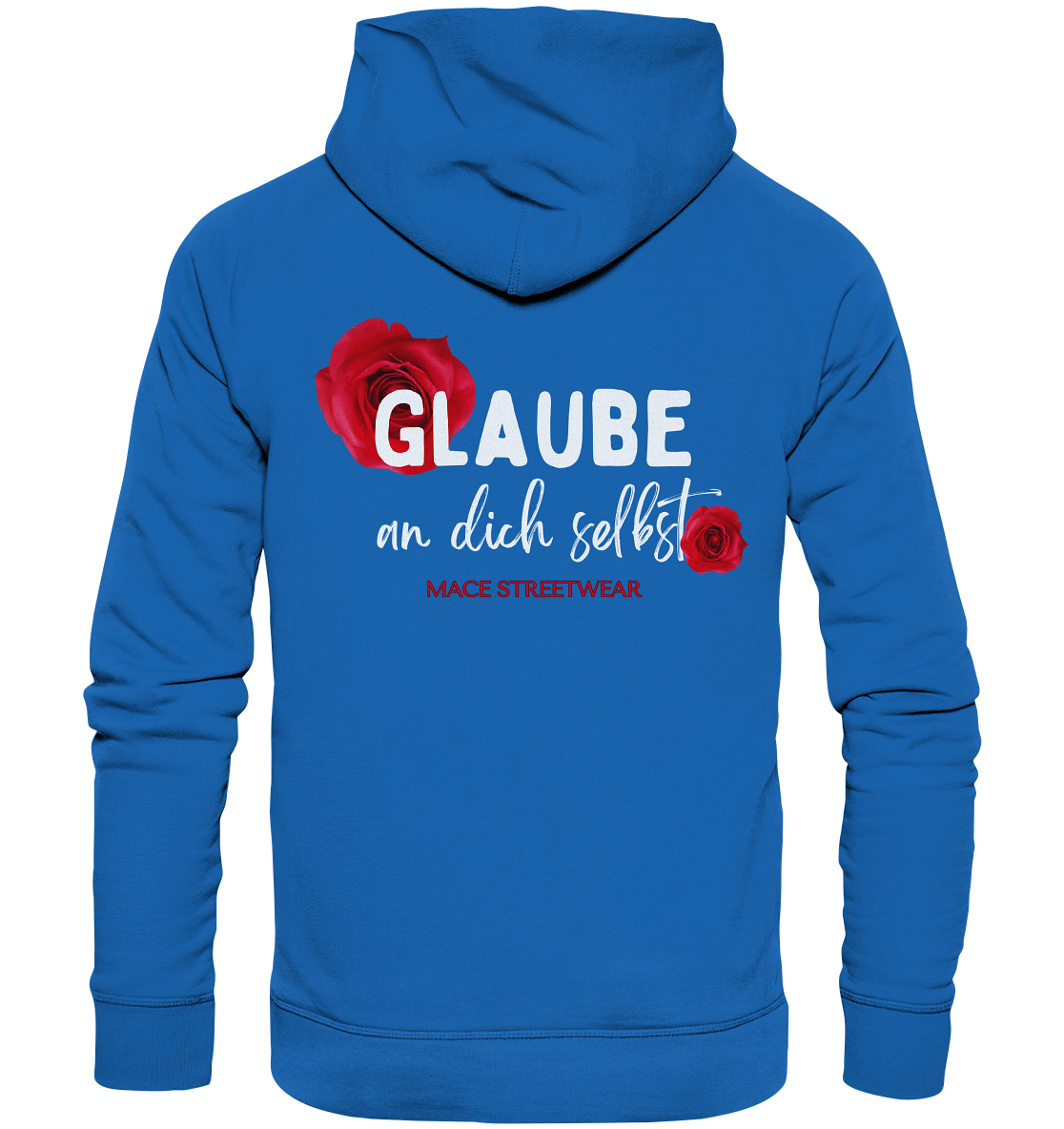 "Glaube an dich selbst" Mace Optimismus - Premium Unisex Hoodie