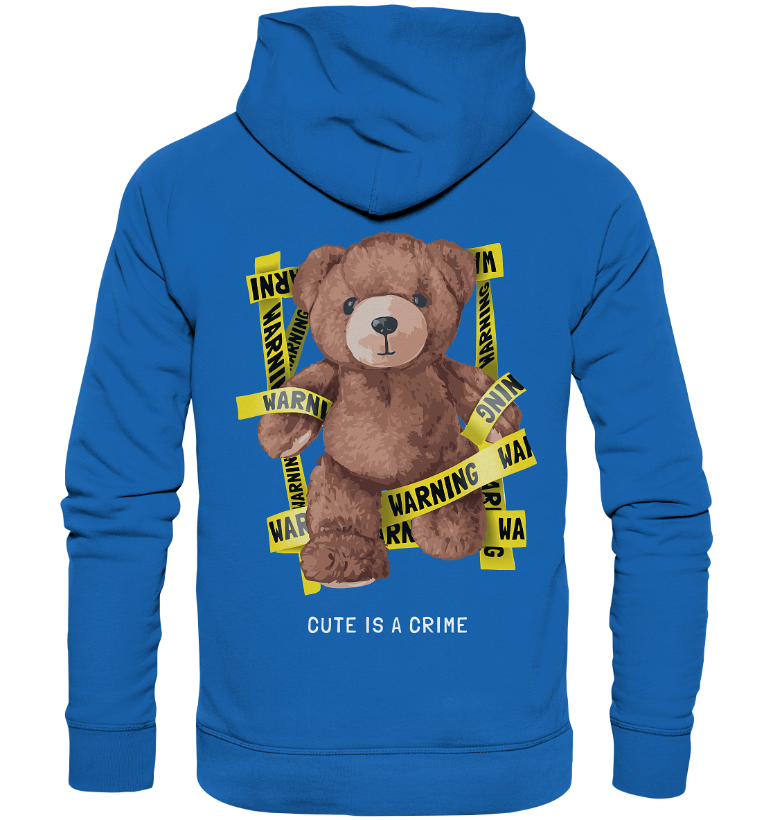 "Cute is a Crime" Bär Streetstyle - Premium Unisex Hoodie