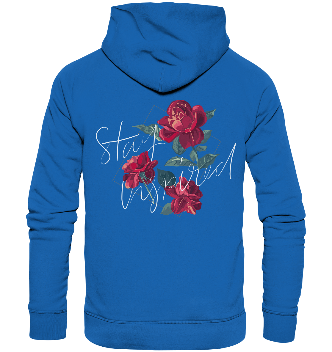 "Stay Inspired" Blumen Streetstyle - Premium Unisex Hoodie