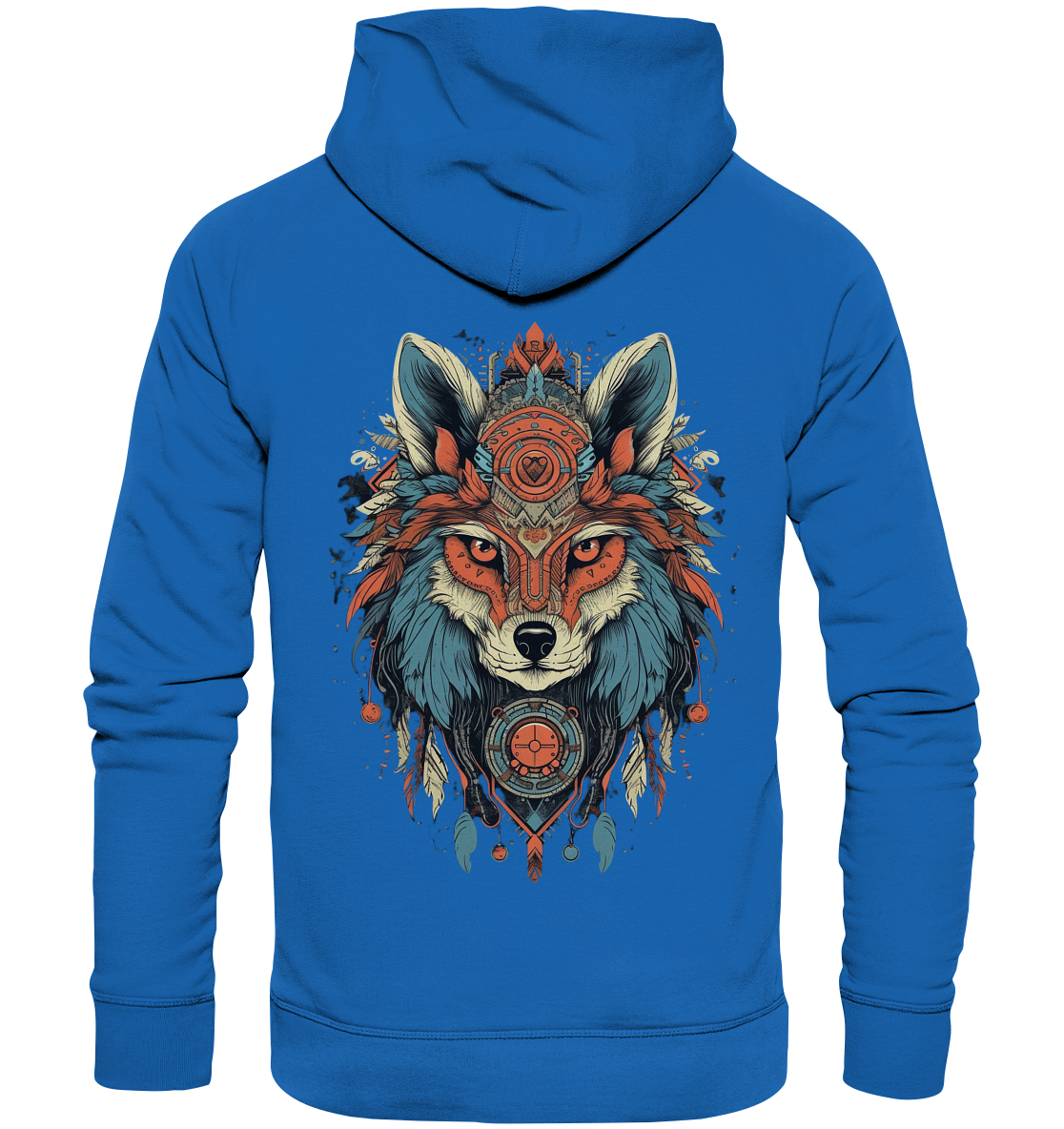 "Seriöse Fuchs" Tiertotems - Premium Unisex Hoodie