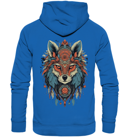 "Seriöse Fuchs" Tiertotems - Premium Unisex Hoodie