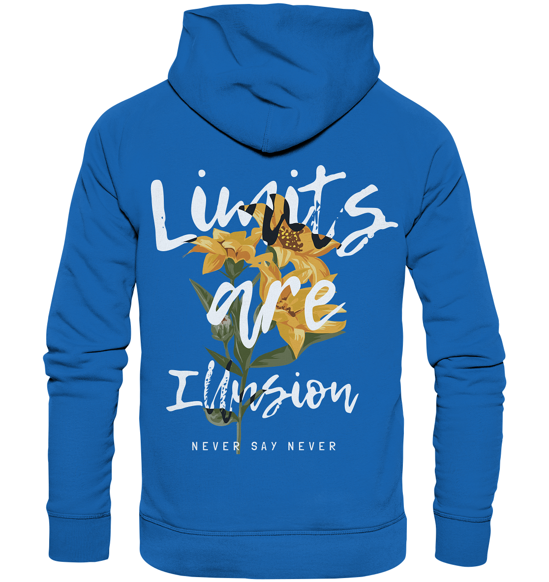 "Limits are Illusion" Blumen Streetstyle - Premium Unisex Hoodie