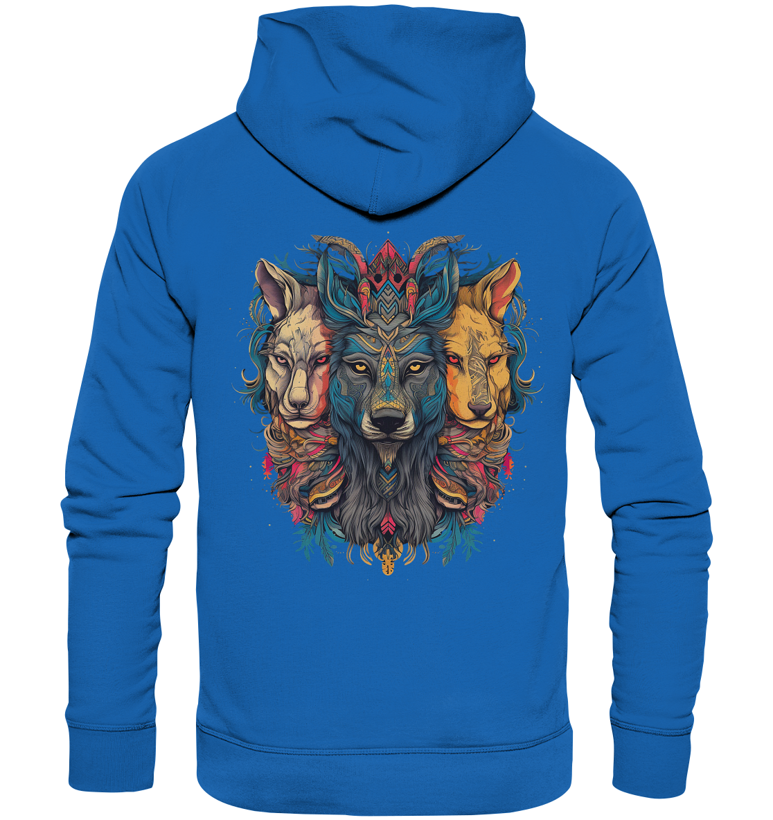 "3 Löwen" Tiertotems - Premium Unisex Hoodie