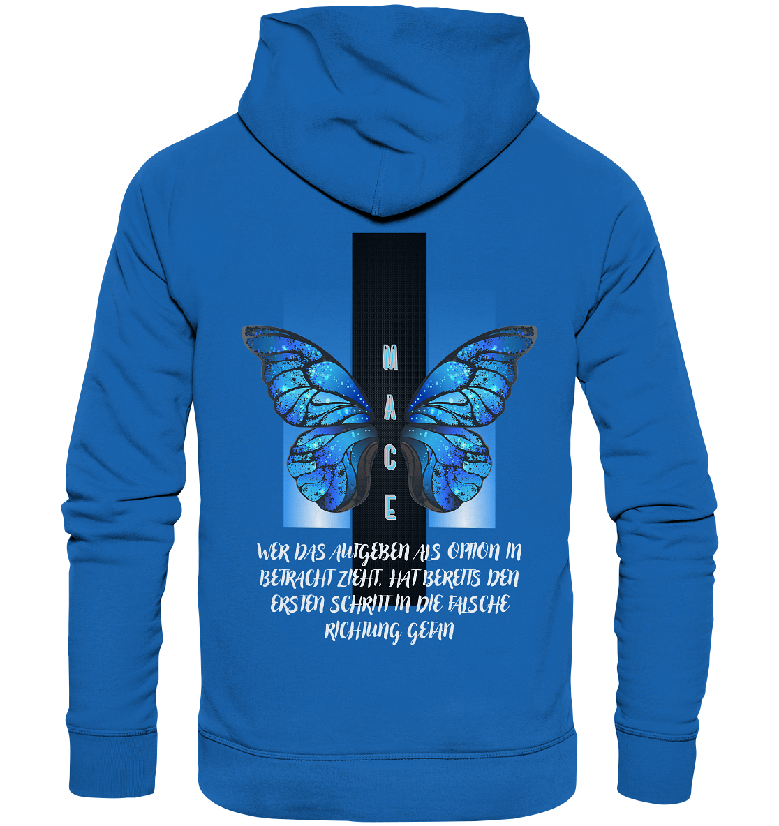 "Wer das Aufgeben" Mace Optimismus - Premium Unisex Hoodie