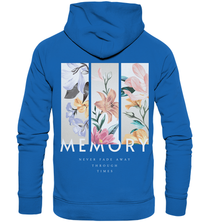 "Memory" Blumen Streetstyle - Premium Unisex Hoodie