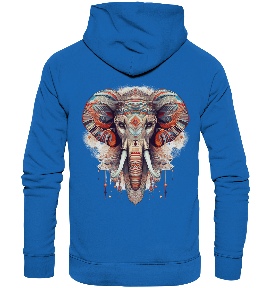 "Elefant-größen Ohr" Tiertotems - Premium Unisex Hoodie