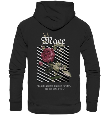 "Blumen überall" Mace Optimismus - Premium Unisex Hoodie