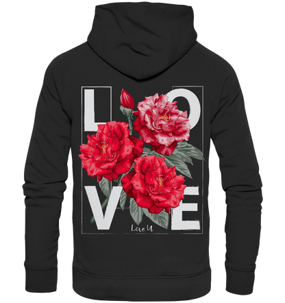 "Love You" Blumen Streetstyle - Premium Unisex Hoodie