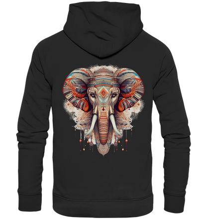 "Elefant-größen Ohr" Tiertotems - Premium Unisex Hoodie