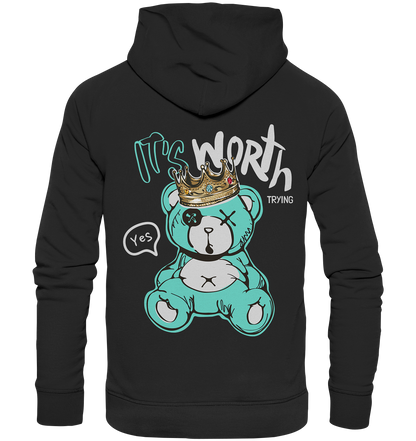 "It's worth trying" Bär Streetstyle - Premium Unisex Hoodie