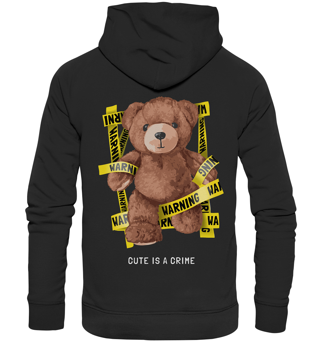 "Cute is a Crime" Bär Streetstyle - Premium Unisex Hoodie