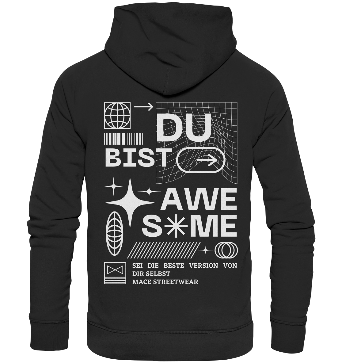 "Du bist Awesome" Mace Optimismus - Premium Unisex Hoodie