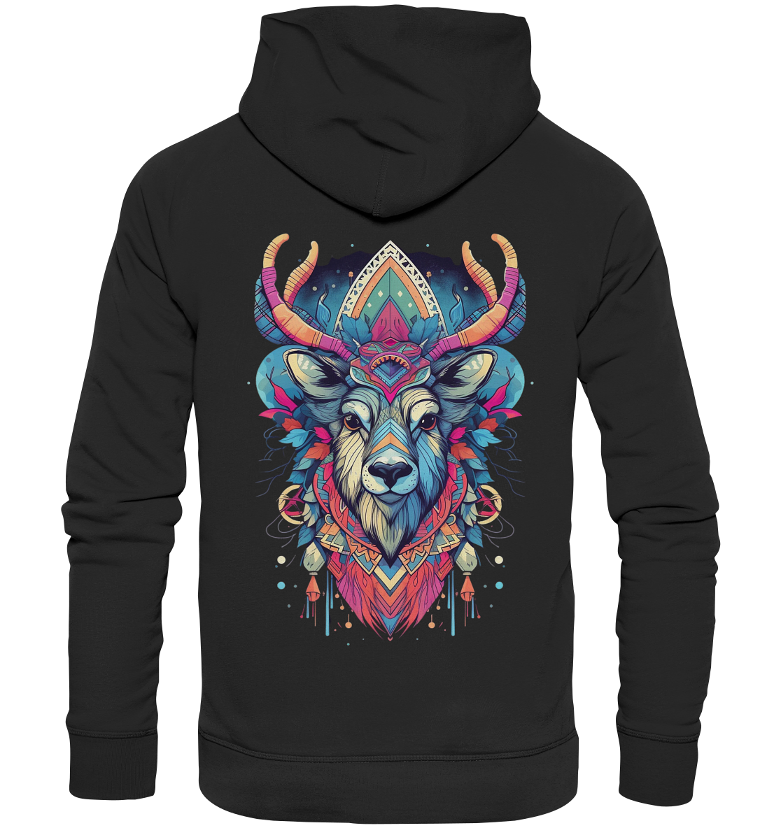 "Elch Bunt" Tiertotems - Premium Unisex Hoodie