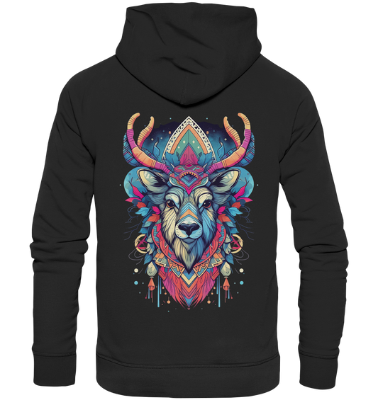 "Elch Bunt" Tiertotems - Premium Unisex Hoodie