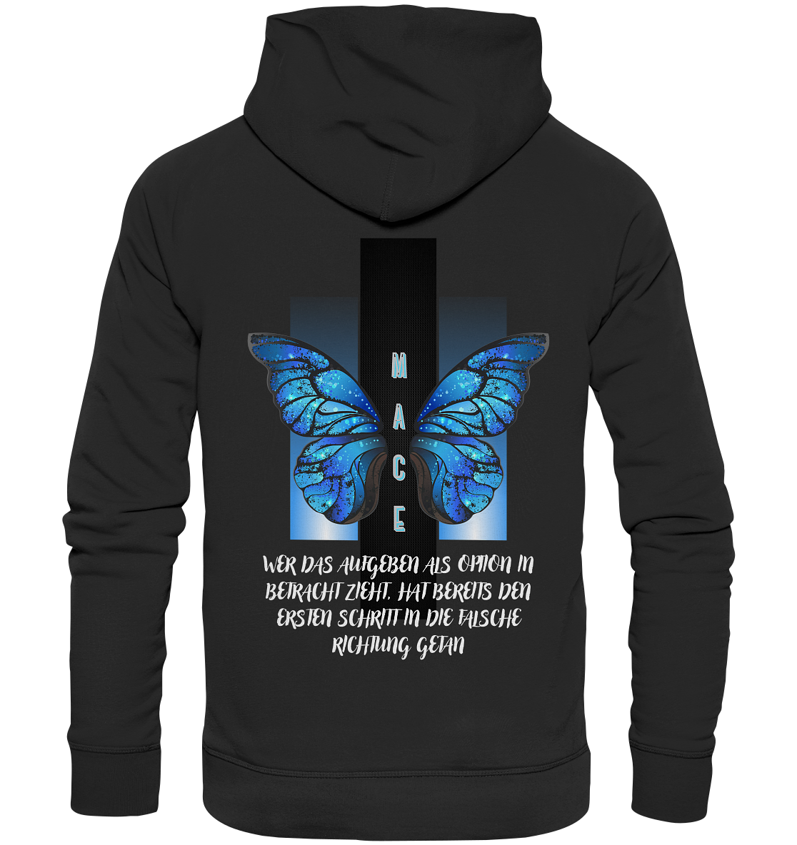 "Wer das Aufgeben" Mace Optimismus - Premium Unisex Hoodie