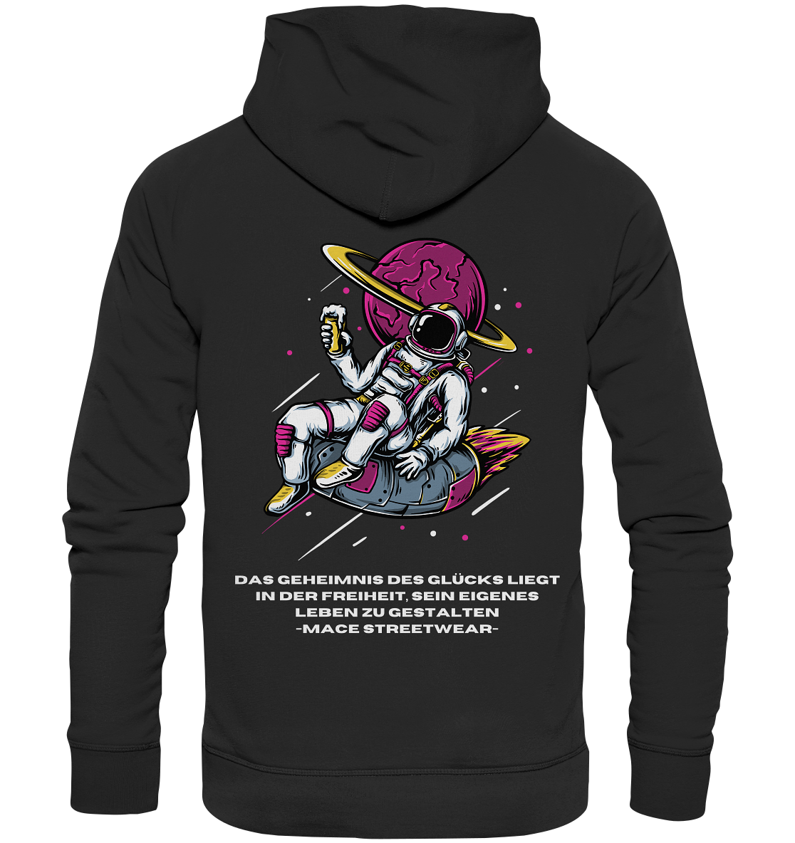 "Das Geheimnis des Glücks" Mace Optimismus - Premium Unisex Hoodie