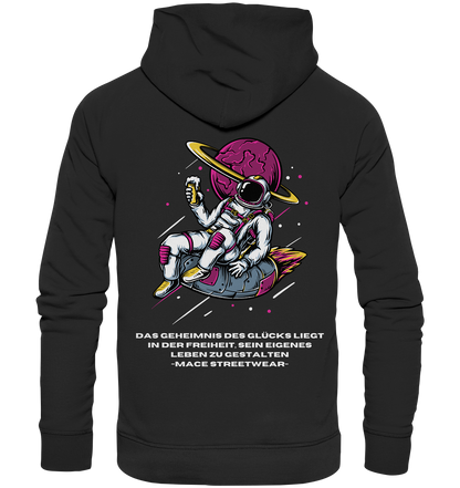 "Das Geheimnis des Glücks" Mace Optimismus - Premium Unisex Hoodie