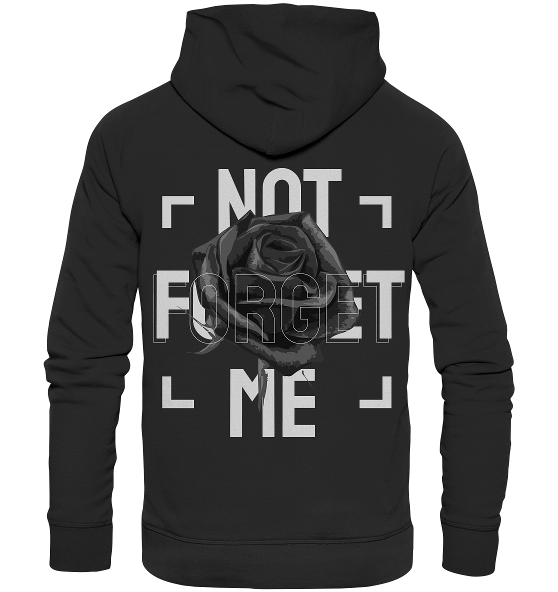 "Not forget me" Blumen Streetstyle - Premium Unisex Hoodie