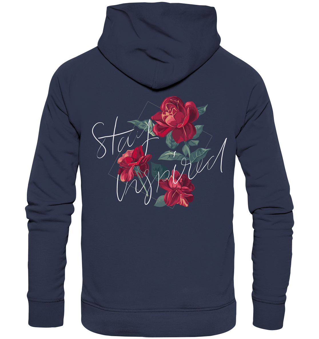 "Stay Inspired" Blumen Streetstyle - Premium Unisex Hoodie