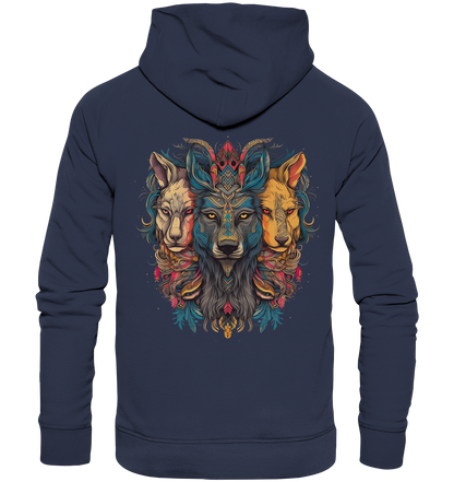 "3 Löwen" Tiertotems - Premium Unisex Hoodie