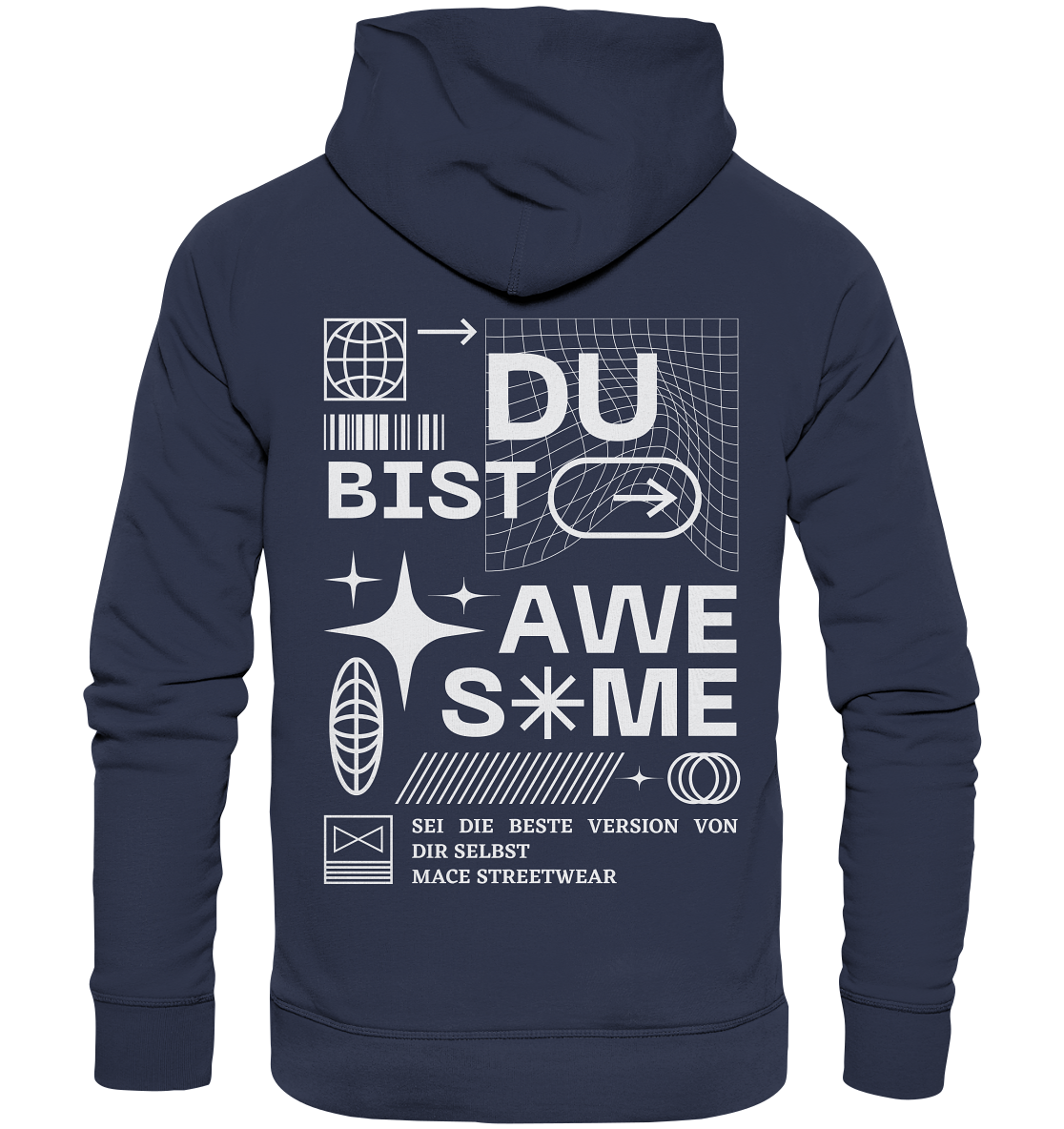 "Du bist Awesome" Mace Optimismus - Premium Unisex Hoodie