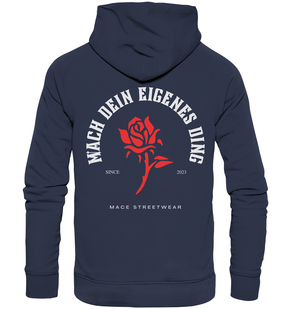 "Mach dein eigenes ding" Mace Optimismus - Premium Unisex Hoodie