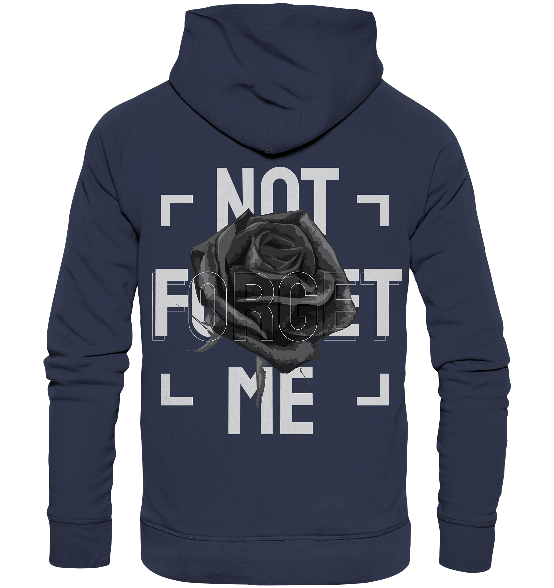 "Not forget me" Blumen Streetstyle - Premium Unisex Hoodie