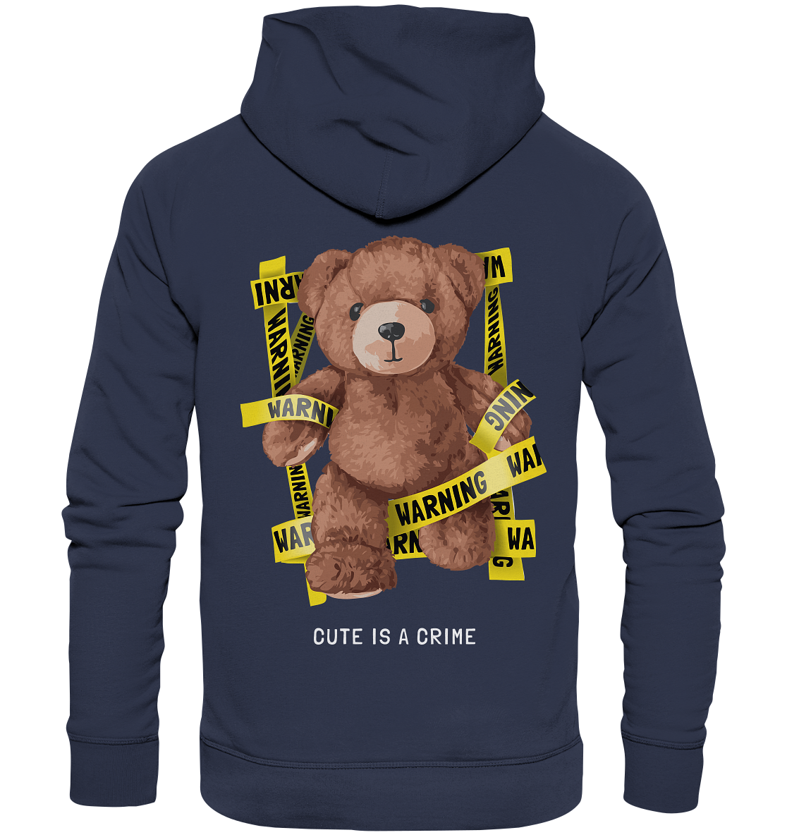 "Cute is a Crime" Bär Streetstyle - Premium Unisex Hoodie