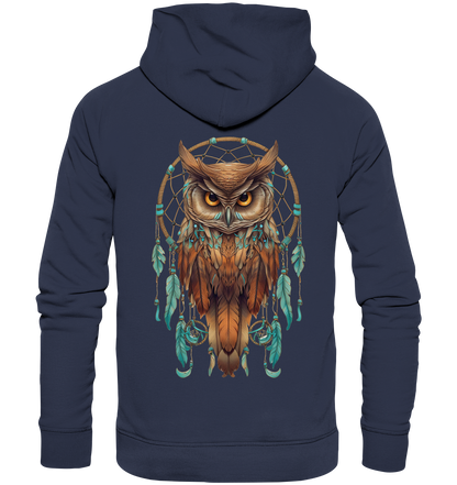 "Eule Klassisch" Traumfänger - Premium Unisex Hoodie