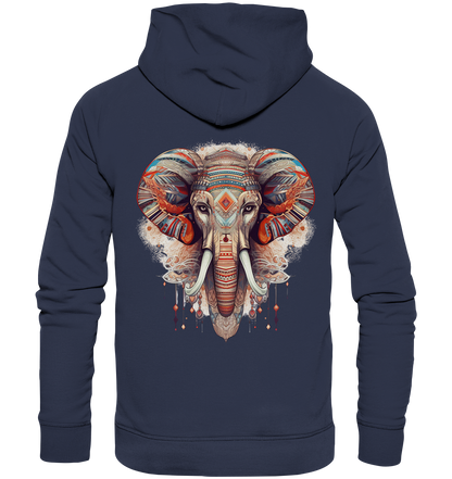 "Elefant-größen Ohr" Tiertotems - Premium Unisex Hoodie