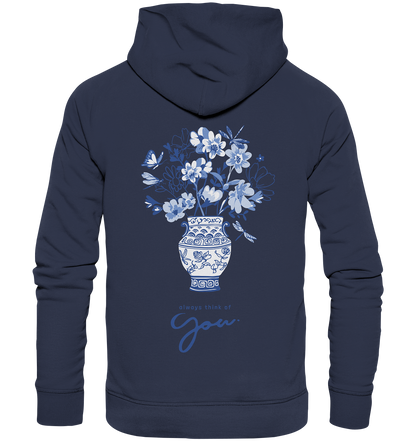 "Always think of you" Blumen Streetstyle - Premium Unisex Hoodie