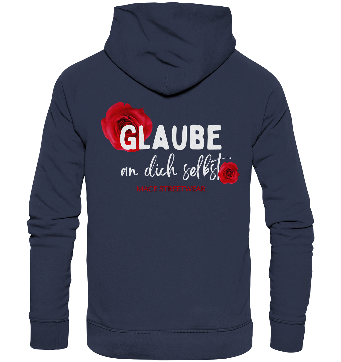 "Glaube an dich selbst" Mace Optimismus - Premium Unisex Hoodie