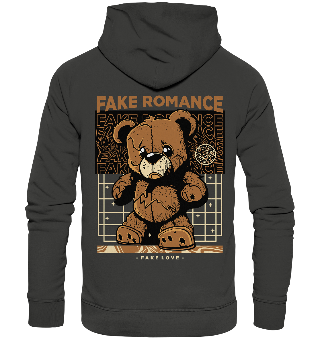 "Fake Romance" Bär Streetstyle - Premium Unisex Hoodie