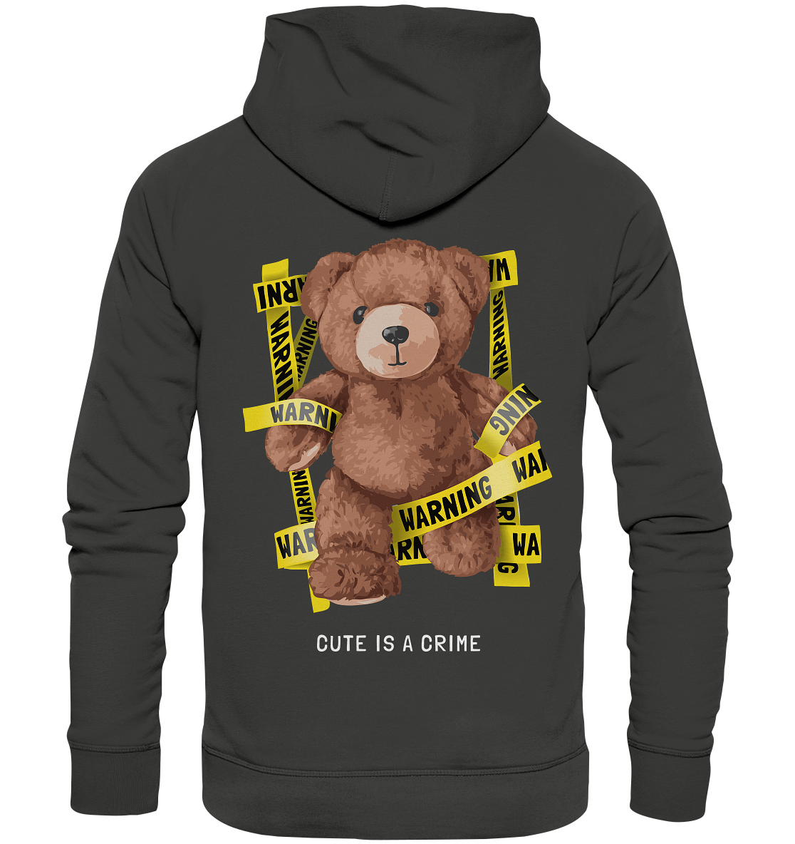 "Cute is a Crime" Bär Streetstyle - Premium Unisex Hoodie