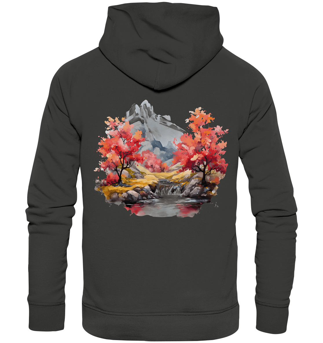 Fantasie Landschaft 10 - Premium Unisex Hoodie