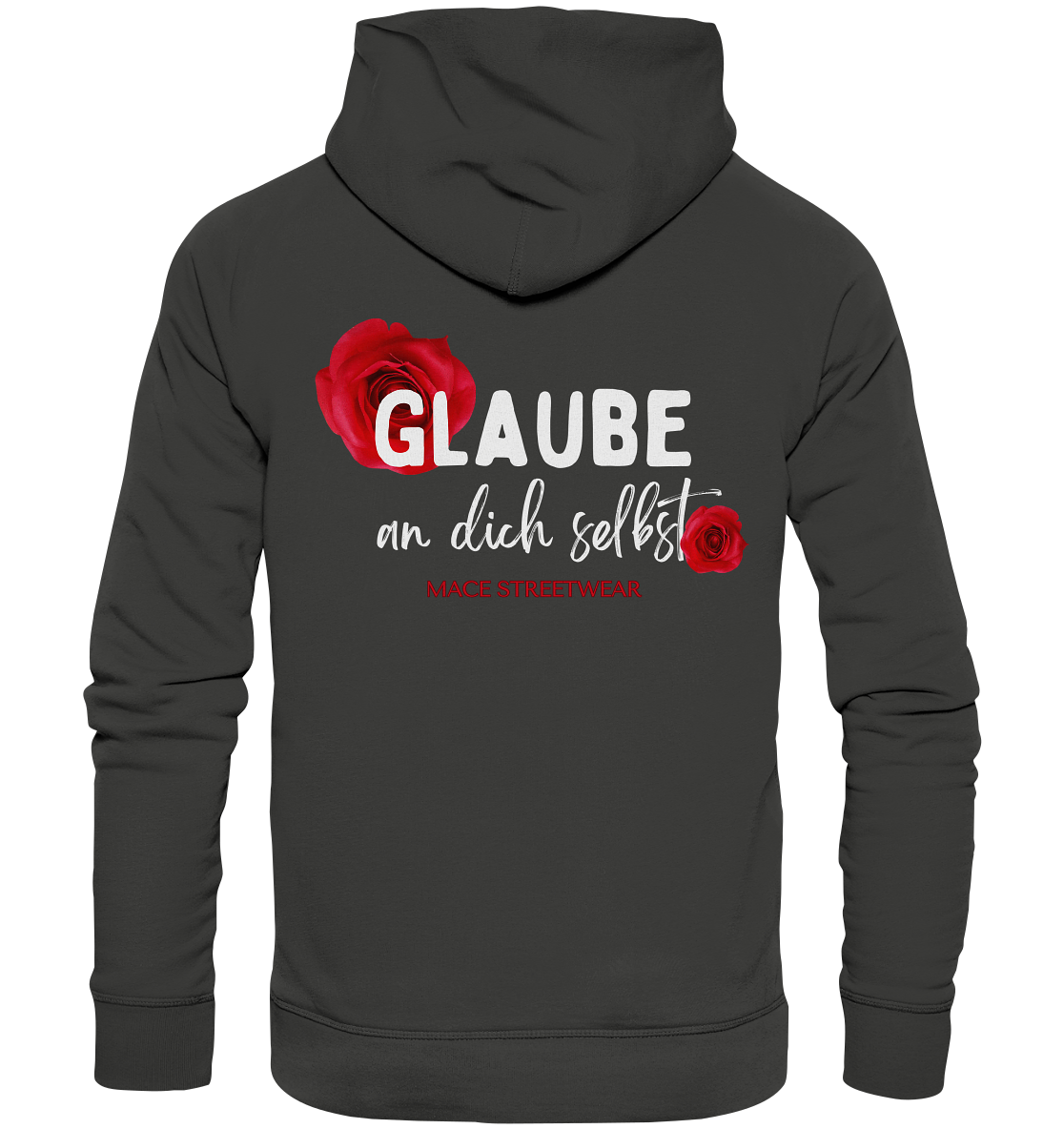 "Glaube an dich selbst" Mace Optimismus - Premium Unisex Hoodie