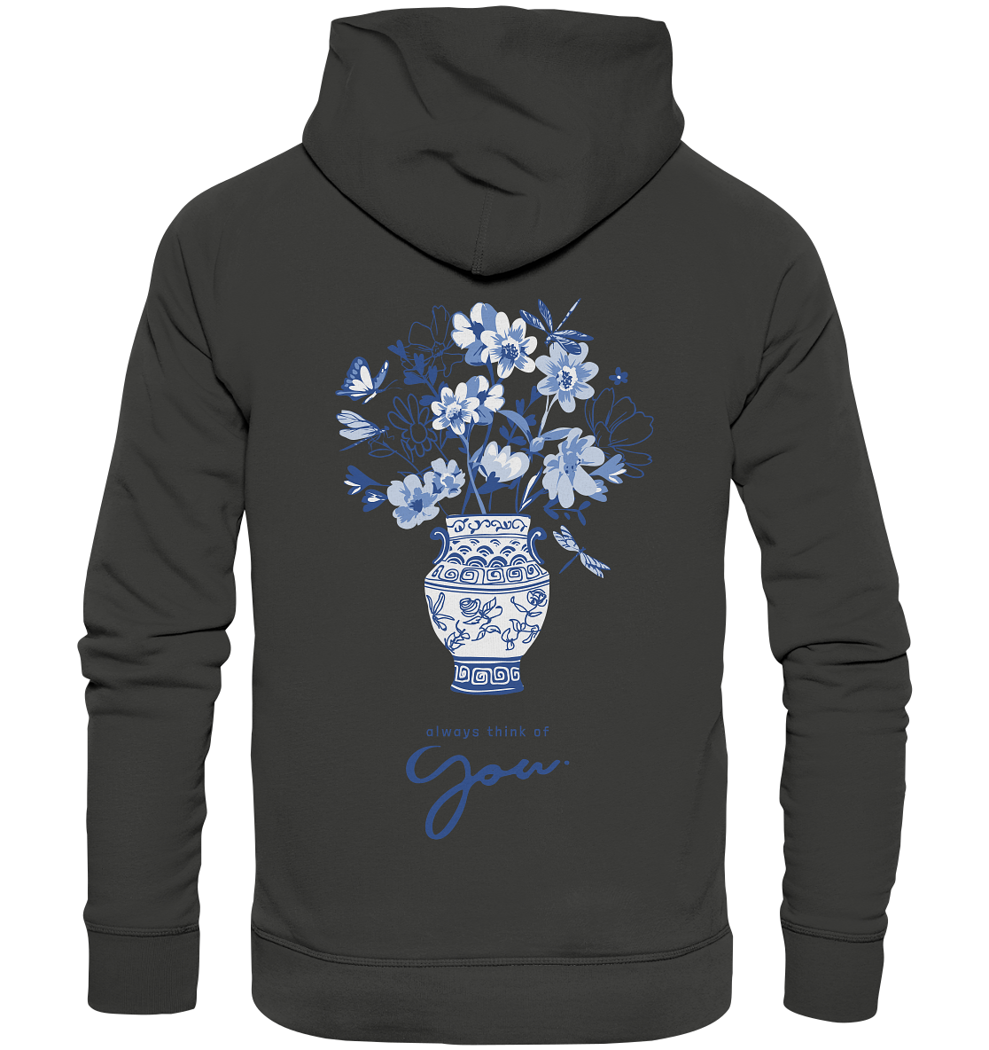 "Always think of you" Blumen Streetstyle - Premium Unisex Hoodie