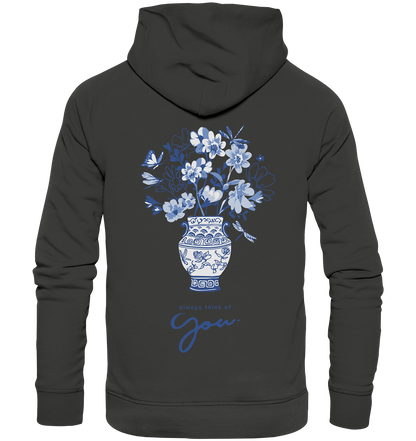 "Always think of you" Blumen Streetstyle - Premium Unisex Hoodie