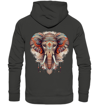 "Elefant-größen Ohr" Tiertotems - Premium Unisex Hoodie