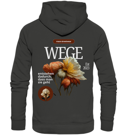 "Wege" Mace Optimismus - Premium Unisex Hoodie