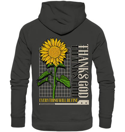 "Thanks God" Blumen Streetstyle - Premium Unisex Hoodie