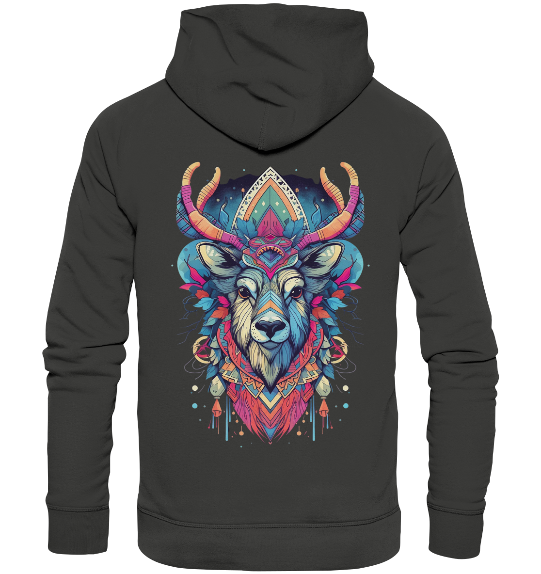 "Elch Bunt" Tiertotems - Premium Unisex Hoodie